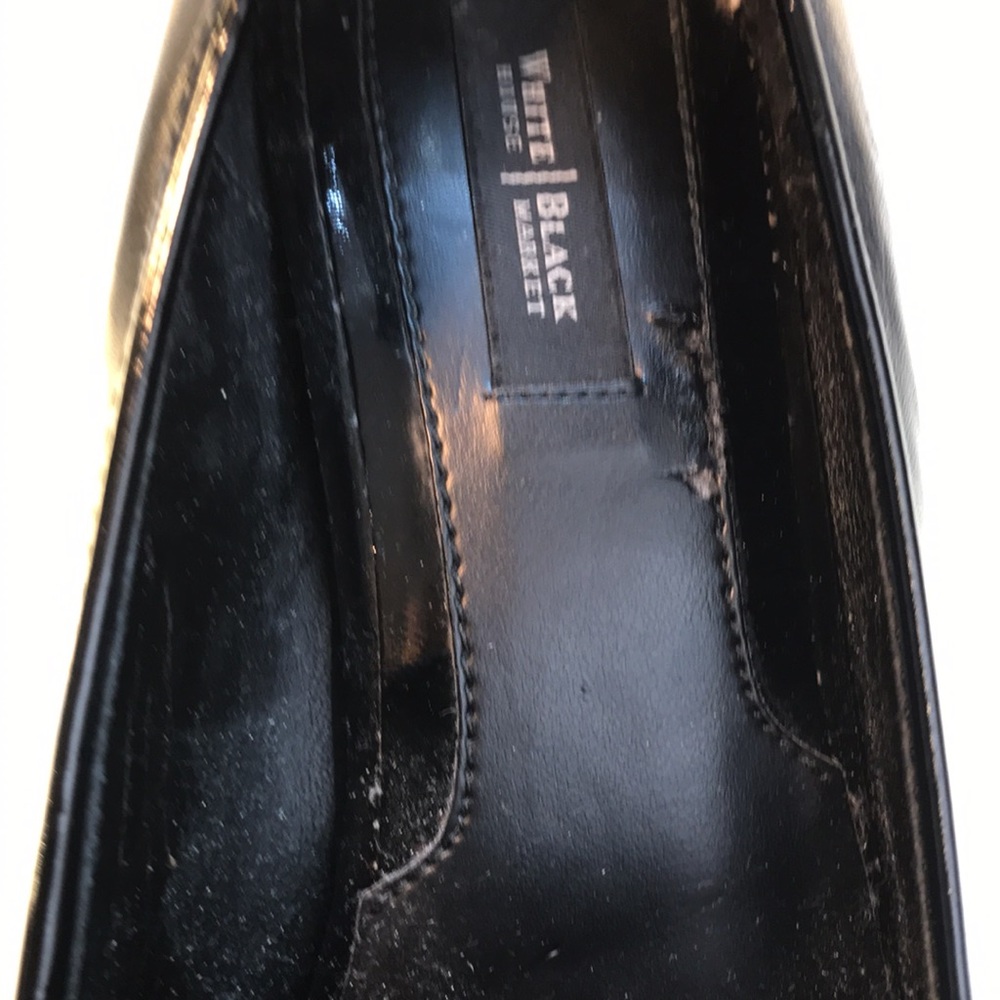 White House Black Market Leather Platform - Picture 13 of 14